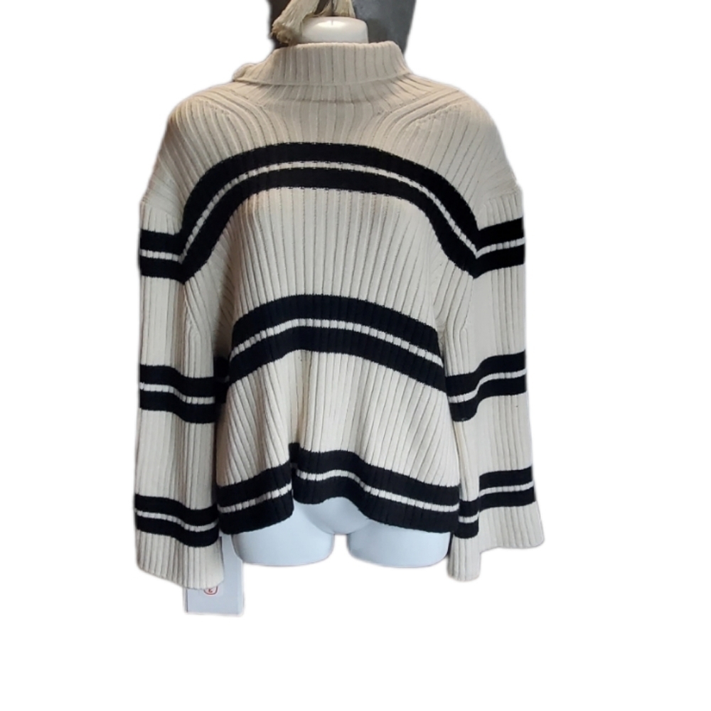 H & M striped oversize sweater XS